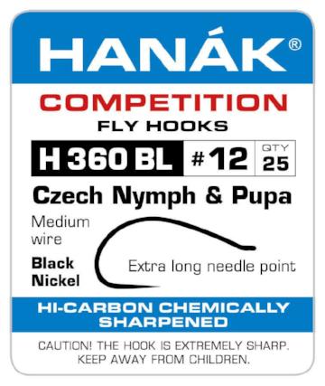 HANAK H360BL CZECH NYMPH & PUPA