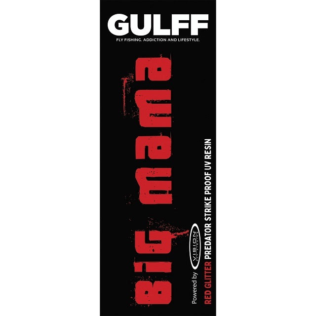 GULFF BIG MAMA RED GLITTER, UV RESIN 15ml