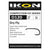 IKON D120 BARBLESS DRY FLY HOOK